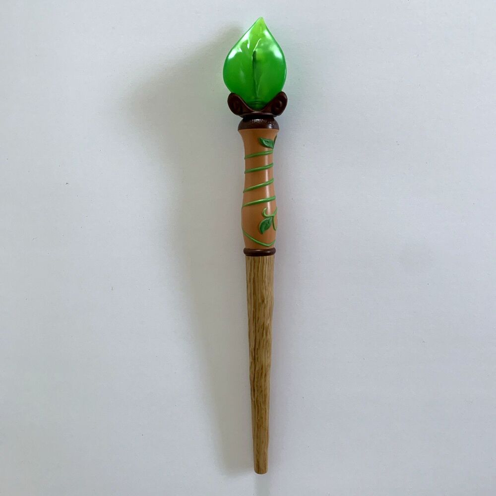 MagiQuest Great Wolf Lodge Wand Brown Green Vine w/ Leaf Topper Magic Quest